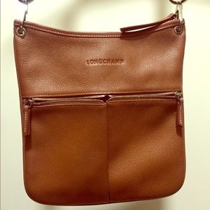 Light brown Longchamp  Le Foulonne Cross Body